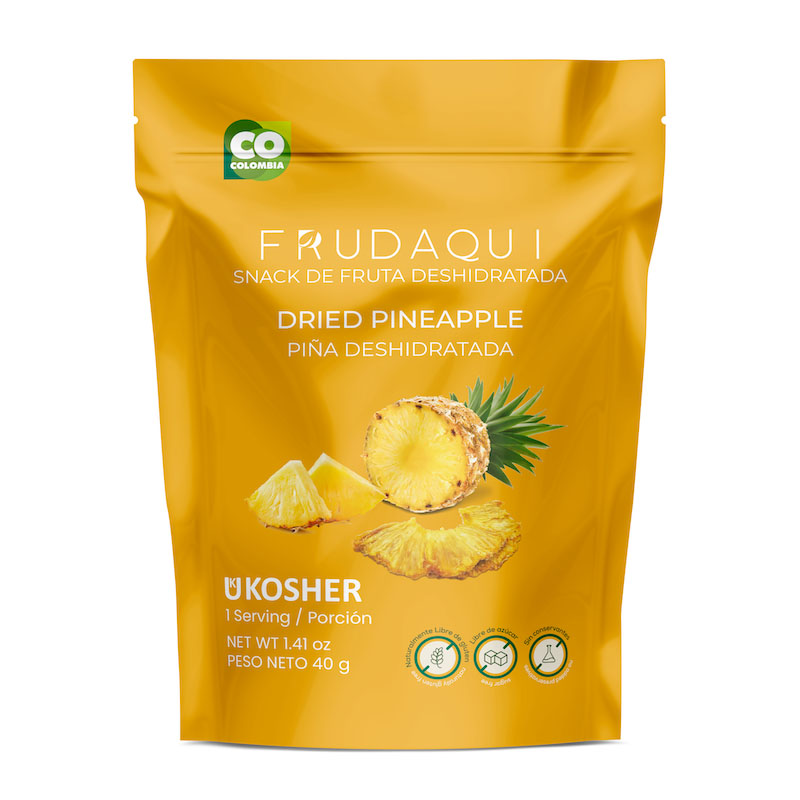 SNACK DE FRUTAS DESHIDRATADAS PIÑA X 40g