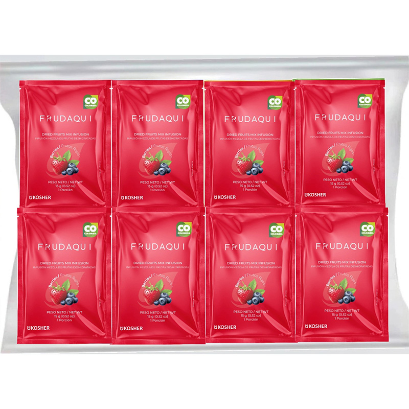 INFUSIÓN DE FRUTAS DESHIDRATADAS 15g X 16 Uds FRUTOS ROJOS